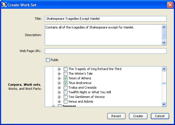 New work set using work part selection